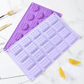 SILIKOLOVE Factory DIY Waffle Cookies Silicone Mold Biscuits Maker LFGB Platinum Non Stick BPA Free Silicone Biscuits Molds