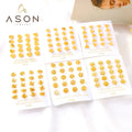 Simple 316L Stainless Steel Gold Plated  Stud Earrings Small Stud Earrings 10 Pair/set Ladies Custom Stud Earrings