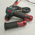 Twist Throttle+Digital Data Voltmeter+3 Gears Speed Switch Sas Handle Accelerator 12-100v for Electric Bike Scooter Mobility