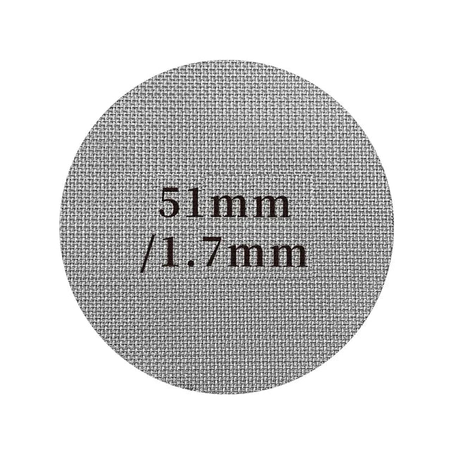 51 53.5 58.5mm 100um 150um 1.7mm Stainless Steel Coffee Mesh Sintered Filter Disc Puck Screen