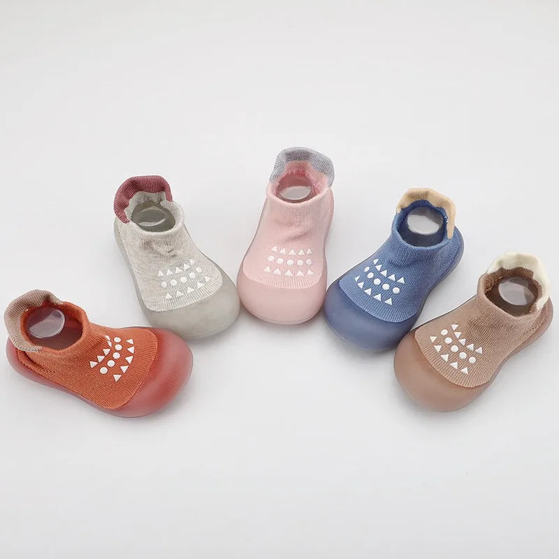 Wholesale Customized Designer New Born Boy Baby Walking Beginner Toddler Custom Baby Shoe Socks