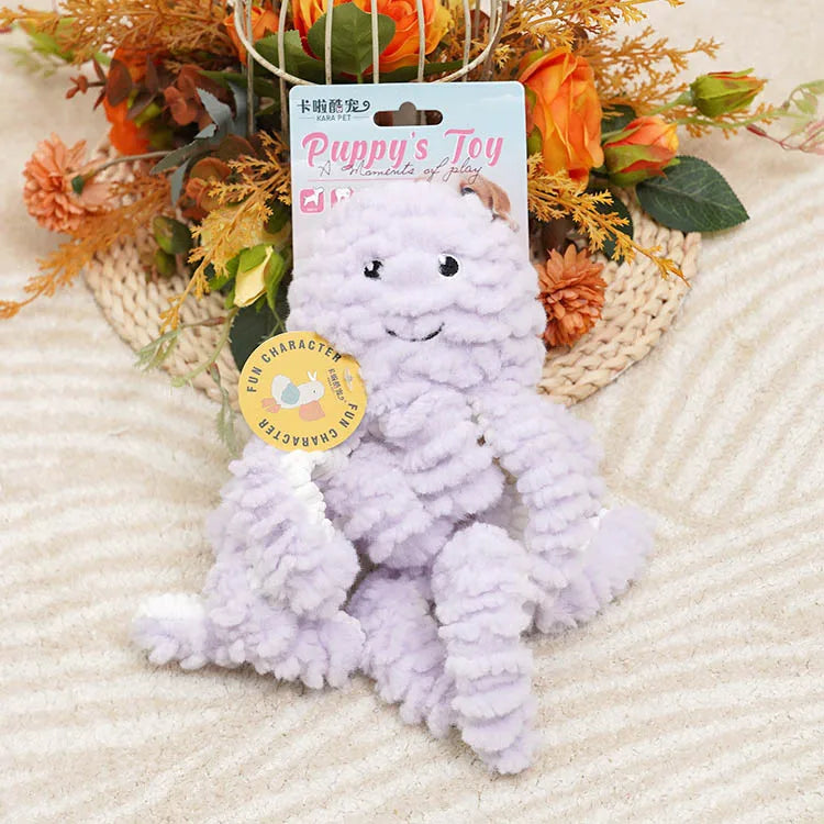 Pet Supplies Octopus Plush Dog Toys Interactive Dog Toy Squeaky Dog Chew Toys