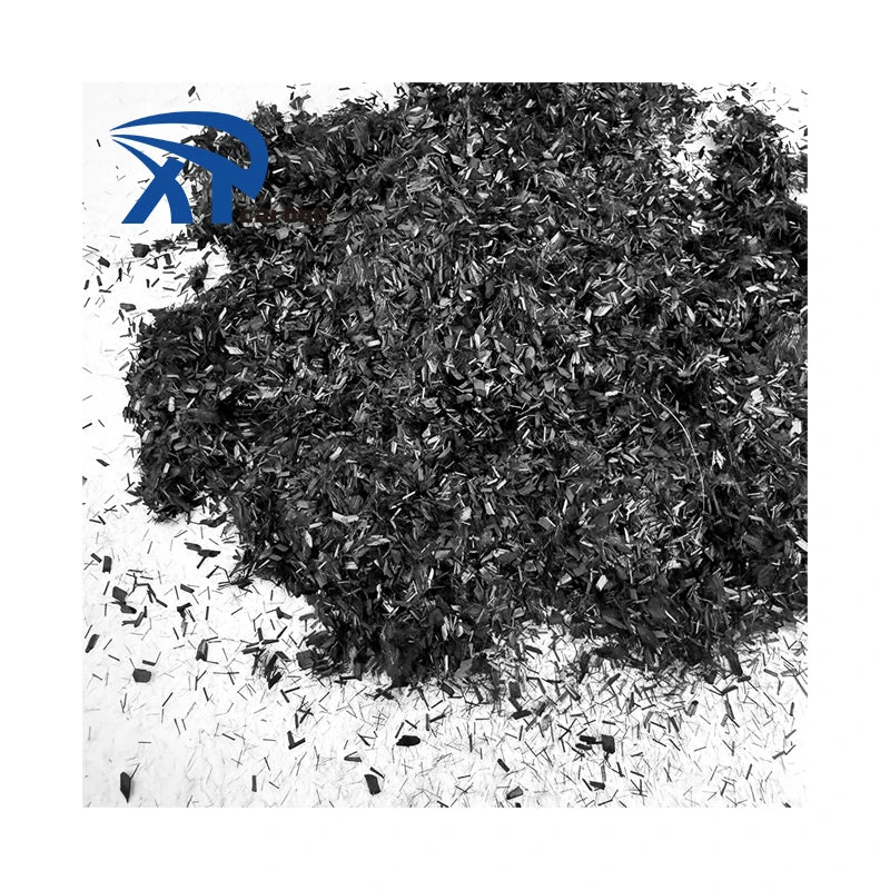 Factory Hot Sale 3mm Carbon Fiber Strands Chopped Granular Carbon Chopped Strand Flakes Carbon Fiber Yarn