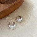 Top Grade Quality Handmade 925 Sterling Silver Multi-layer Texture Hoop Earrings for Women Gifts