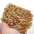 Stainless Steel Handmade Bracelet Hand-Supplied Chain Bulk for DIY Jewelry Making Necklace Accessories Findings