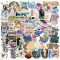 50PCS Cartoon Cute Animal Paper Stickers DIY Luggage Refrigerator Birthday Day Stickers Die Cut Sticker