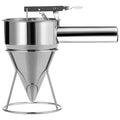 Snowboy SN-K099 Stainless Steel Baking Pastry Pancake Batter Dispenser Stand 600/1200ml Capacity Eco-Friendly Custom Logo Funnel