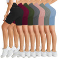 Women's High-Waist Summer Yoga and Sports Shorts Custom Logo Knitted Compression for Running and Cycling