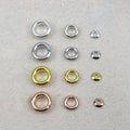 3.5mm 5.5mm 8.5 mm Gold Plated Bead Caps Round Shape 925 Sterling Silver Pearl Spacer Bead Cap for Jewelry Making