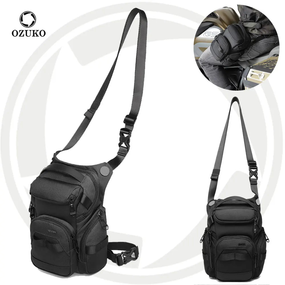 OZUKO 9818 Outdoor Drop Leg Bag Multifunctional Tactical Motorcycle Bike Thigh Bag Thigh Packs for Hiking