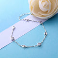 Daochong Custom 925 Sterling Silver Gold Plated Cubic Zirconia Eye Evil Jewelry Bracelet