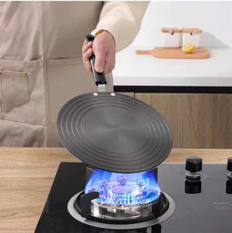Kitchen Tool Cookware Accessories Utensils Simmer Ring Plate Hard Anodized Aviation Aluminum Heat Diffuser for Gas Stove