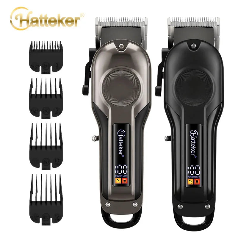 Hatteker Trimmer Cordless Electric Hair Clippers for Men Shaver Hair Trimmer Haircut Grooming