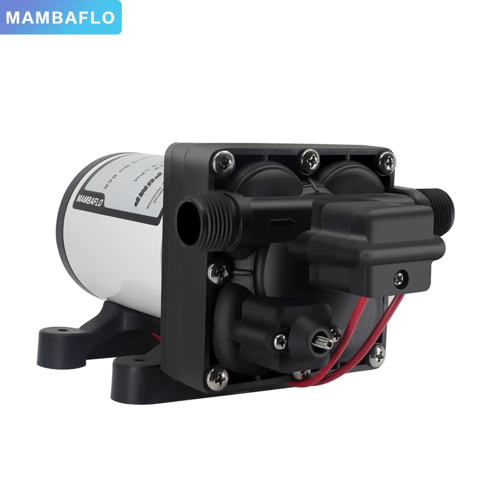 Mambaflo 42 Series 17LPM/5.0GPM High Pressure RV Marine Diaphragm Water Pump 70PSI/4.82BAR Booster Pump AC VOLT 220V AC Electric