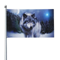 New Sale Durable Vivid Colors Wolf Flag for Welcome Indoor Outdoor Decoration
