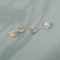 SP Hot Summer Fashion Style Asymmetric Galaxy Celestial Body Stud Earrings S925 Sterling Silver Made Moon Earrings