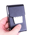 2025 New Designer Stainless Steel PU Business Card Holder Case for Men or Women Pocket Credit Name Card Case Holder