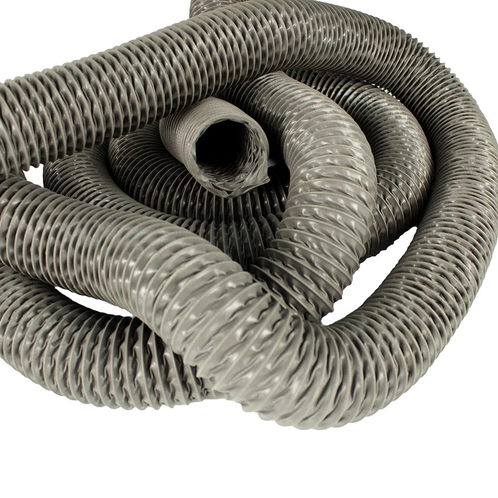 Industrial Flexible 10m Nylon Ventilation Duct 200 Degrees Celsius Flame Retardant Air Hose for Hospital School LKESS