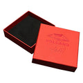 Customized Red Paper Jewelry Box with Custom Logo-Carton Packed 9*9*2.5cm MOQ 500pcs for Earrings Pendants Bracelets Necklaces
