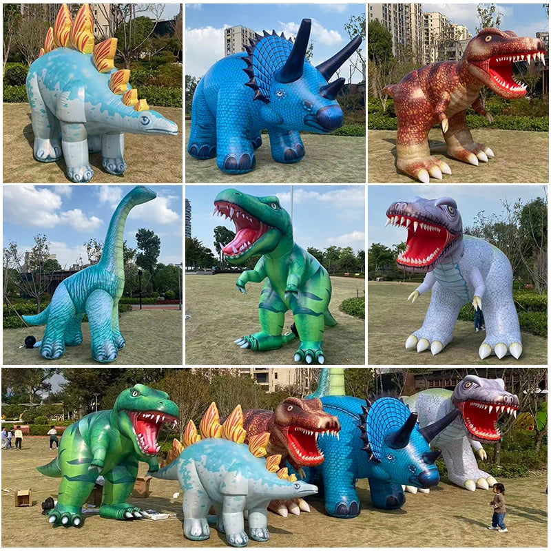 Custom Designed 6m T-REX Dinosaur Inflatable for Outdoor Advertising Party Decor and Marketing Tool