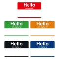 New Custom Colored Hello Name Label Stickers Hello My Name Is Tag Self Adhesive Name Badges for Kids
