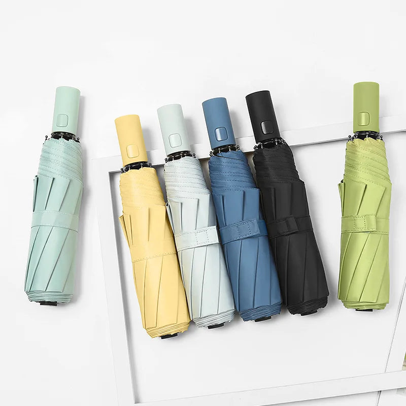 Portable Auto Customized UV Protection Umbrella With logo Automatic Umbrellas for the Rain