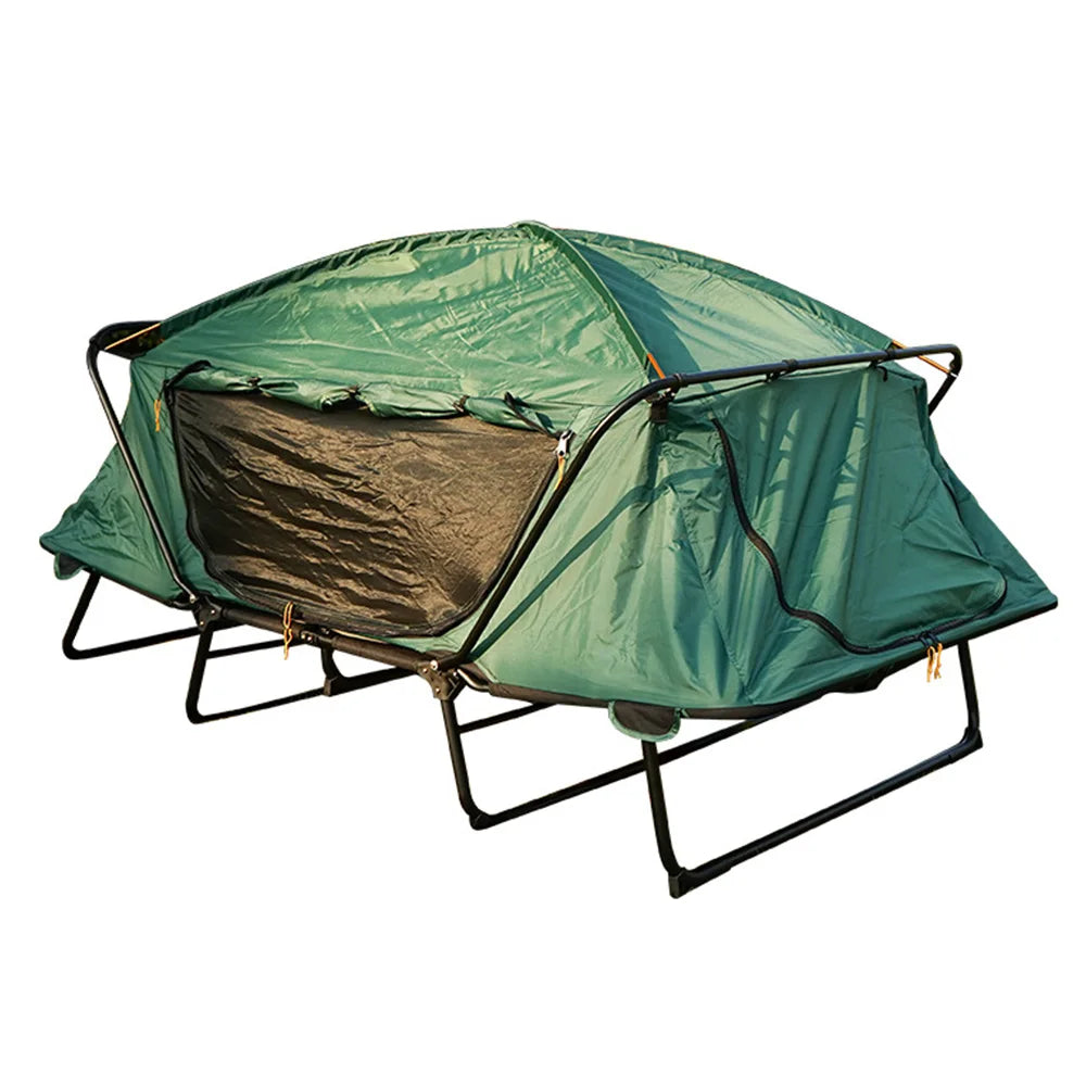 Portable Outdoor Folding Multi-Purpose Oxford Fabric Camping Cot Tent Instant Setup Off-Ground Bed Tent for Glamping