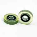 300dia Polyurethane Wheel Money Counter Machine PU69622-5 696RS 6x22x5mm Rubber-coated Bearings Polyurethane Caster Wheel