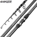 NEWMAJOR 2.1m-5.4m Carbon Surf Fishing Rod Fast Action Telescopic Sea Tackle for Freshwater Fish Long Distance Throwing EVA