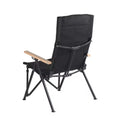 Lightweight Aluminum Foldable Fishing Beach Camping Chair Outdoor Portable Mini Folding Wood Chair with Armrest for Garden Use