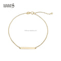 1000S New Arrival 14K Real Gold Personalized Name Bracelet Charm Jewelry for Women Girl Gift Fine Jewelry