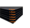 10 Sheets 0.5mm 1mm 2mm  A4 Cardboard Paper Backing Boards Black Cardboard Paper Board Packaging  Box Board Paper