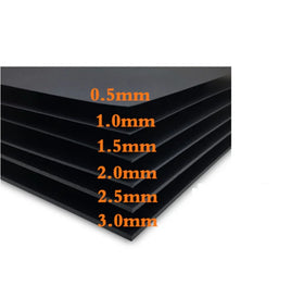 10 Sheets 0.5mm 1mm 2mm A4 Cardboard Paper Backing Boards Black Cardboard Paper Board Packaging Box Board Paper