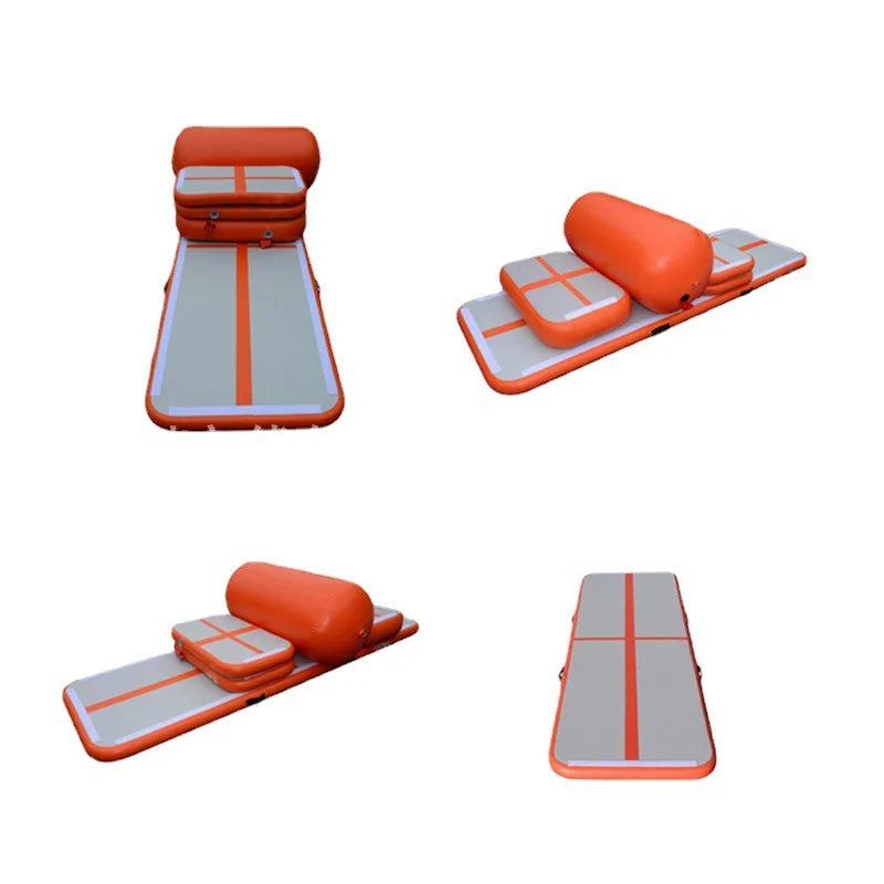 3m 4m 5m 6m 8m 10m 12m 15m Cheap Inflatable Airtrack Equipment Tumbling Gym Mat Air Track for Gymnastics