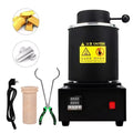 1100â„ƒ Portable Metal Jewelry Melting Machine Melting Furnace With 1KG Ceramic Crucible for Refining Gold Silver Copper Aluminum