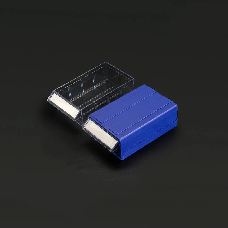 LEADLOONG F2-180*110*60MM Blue PE Plastic Sustainable Multi-functional Storage Drawers | Hardware Parts & Screws Toolbox