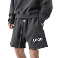 Popular High Street Knee Length Men's Sports Shorts Reflective Worsted Solid Casual Breathable Eco-Friendly Hip-Hop Essentials