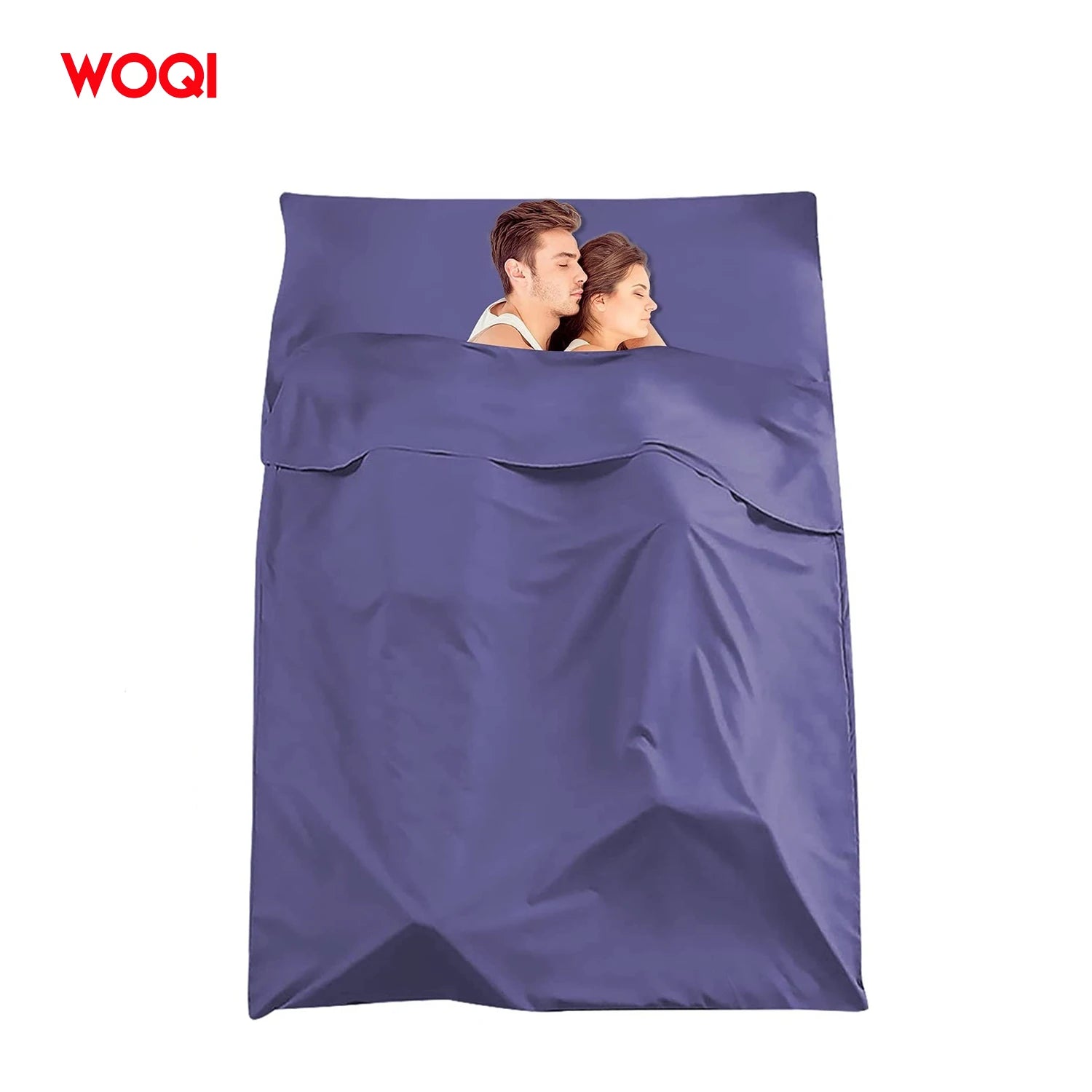WOQI Hot Sale Lightweight Compact Portable Travel Camping Sheet Double Sleep Bag Liner