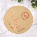 Wholesale Custom Wedding Party Event Dinner Menu Cards Hot Stamped Text Restaurant Paper Menu with Music Angel Fairy Styles