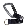 Custom Key Ring Short Lanyard Metal Key Chain Wristlet Carabiner Clip Fabric Keychain