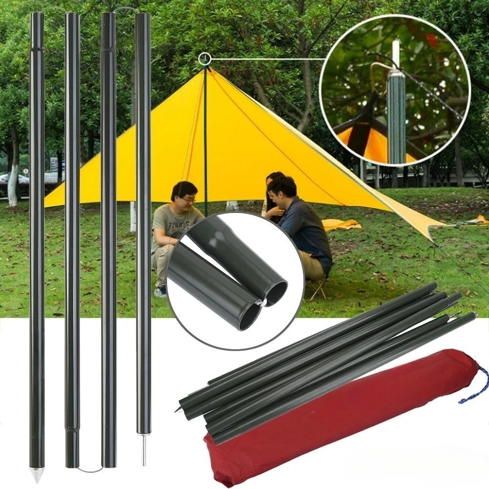 Customized Carbon Fiber Outdoor Portable Telescopic Adjustable Pole Camping Tent Poles for Outdoor Camping Tarp Pole Tube