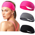 Women's Sweat Wicking Non-Slip Headbands Workout Hair Bands for Yoga Fitness Sports & Running Ladies' Fitness Accessories