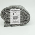 1*1m Grey and White Rug Backing Cloth for Rug Making Tufting Punch Needle Handmade Cloth Tufting Fabric