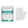2 Pcs Pet Washing Gloves No Rinse Pet Wipes Gently Clean for Pet Bathing Grooming No Washing Home