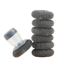 Automatic Multifunctional Kitchen Sink Cleaning Brush Stainless Steel Pot Scrubber Handle Press Type Liquid Filling Ball Brush