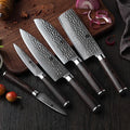 5pcs Knives High Quality 67 Layers Damascus Steel Kitchen Knife Set Pakka Wood Handle Custom