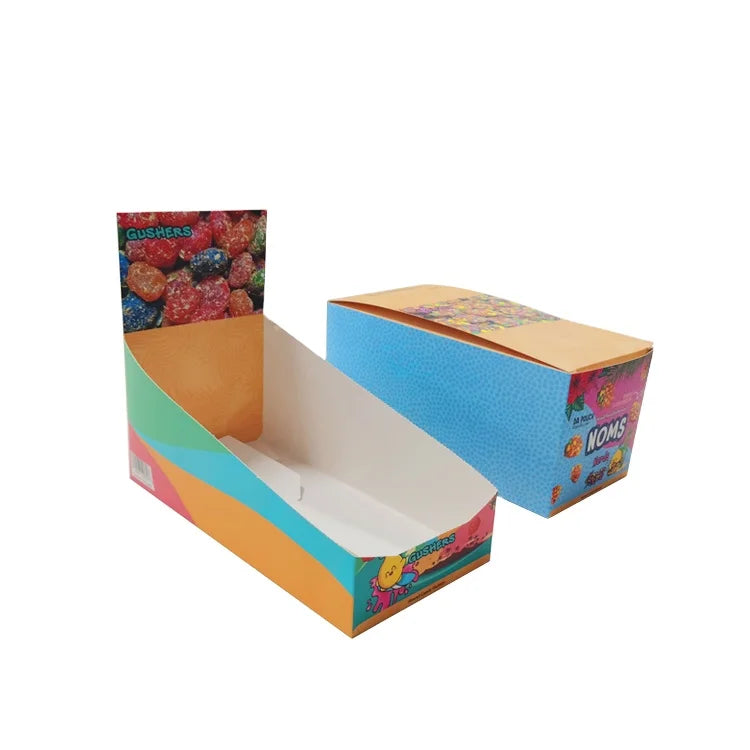 Custom Retail Cardboard Shelf Countertop Shipping Displays Boxes Product Paper Store POP PDQ Counter Cardboard Display Box