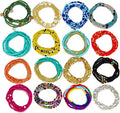 Colorful Elastic Beads Waist Chains Kits Summer Belly Beads Body Chains African Bikini Jewelry Chains for Women and Girls