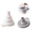 Customized Color Silicone Funnel Collapsible Food Grade Silicone Funnel for Oil Liquid Transfer Portable Foldable Funnel