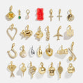 Sports Series Tennis Volleyball DIY Necklace Bracelet Pendant Charms Stainless Steel Plated 18K Gold Fashion Pendant